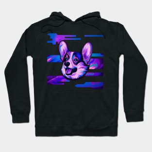 Vaporwave Corgi Hoodie